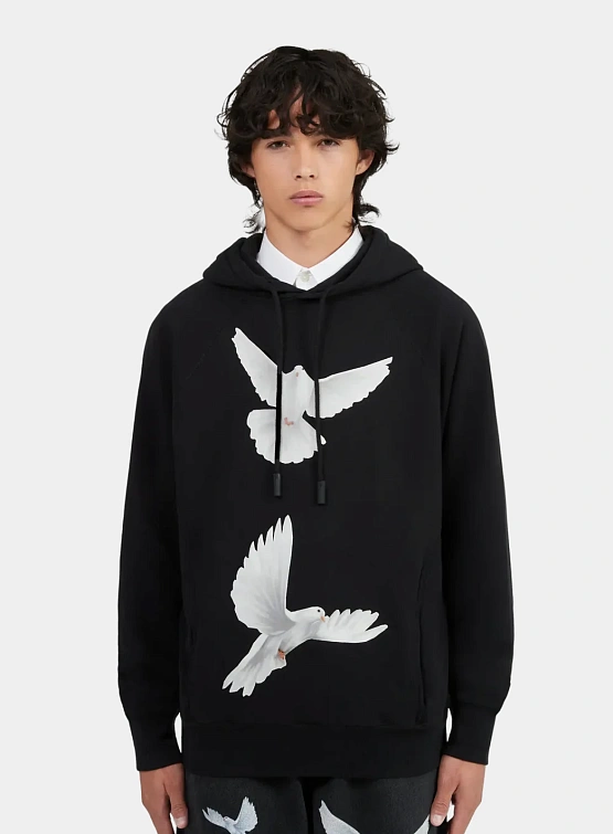 Худи 3.PARADIS Freedom Doves Black