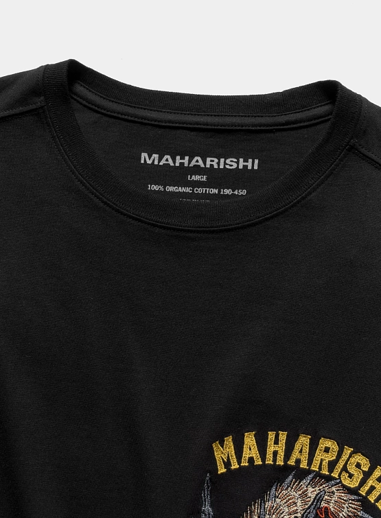 Футболка MAHARISHI 6100 Tour Tiger Dragon Black