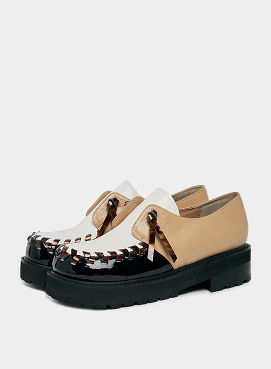 Женские ботинки COMME SE-A Freed Loafer Beige