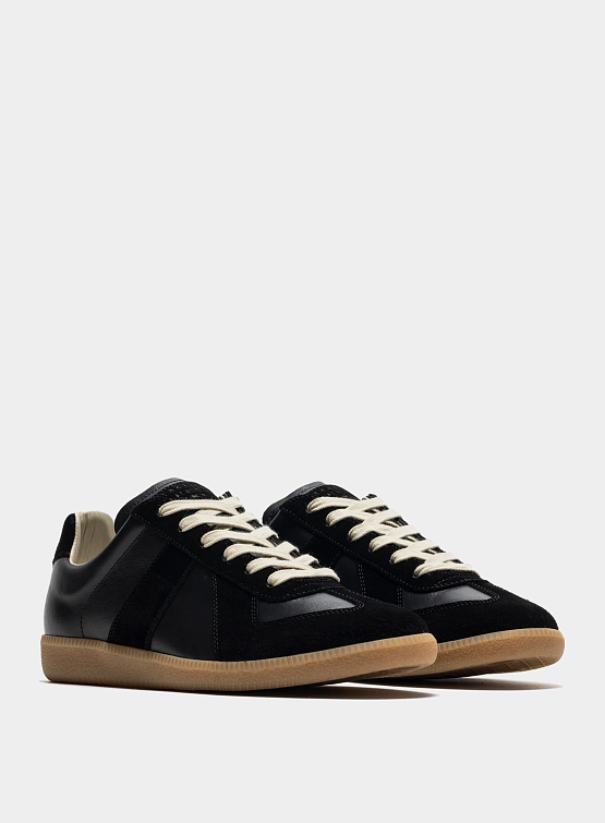 Кеды Maison Margiela Replica Low Top Carry Over Black Gum