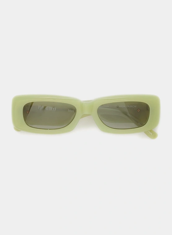 Очки THE ATTICO x Linda Farrow Mini Marfa Acid Green