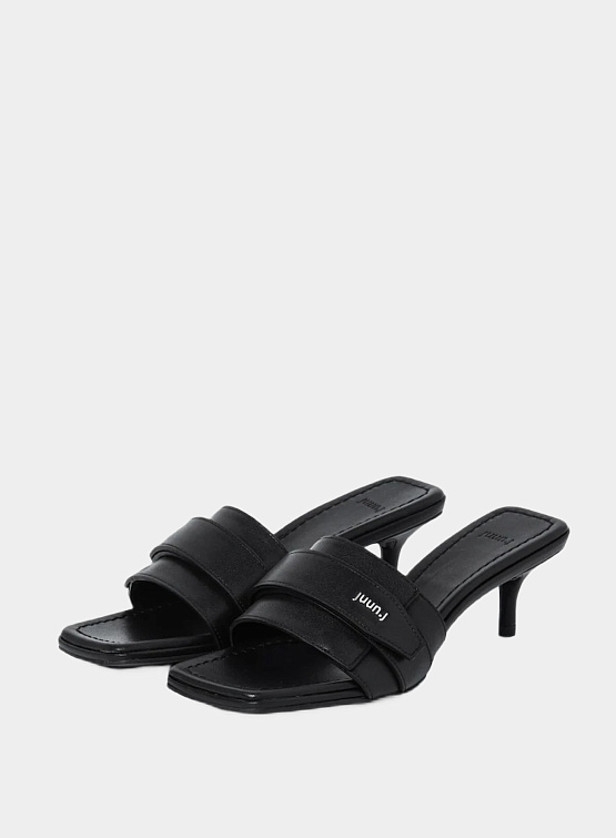 Туфли JUUN.J Leather Heeled Black