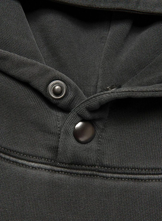 Худи LMC Pigment Dyed Oval Globe Hoodie Black