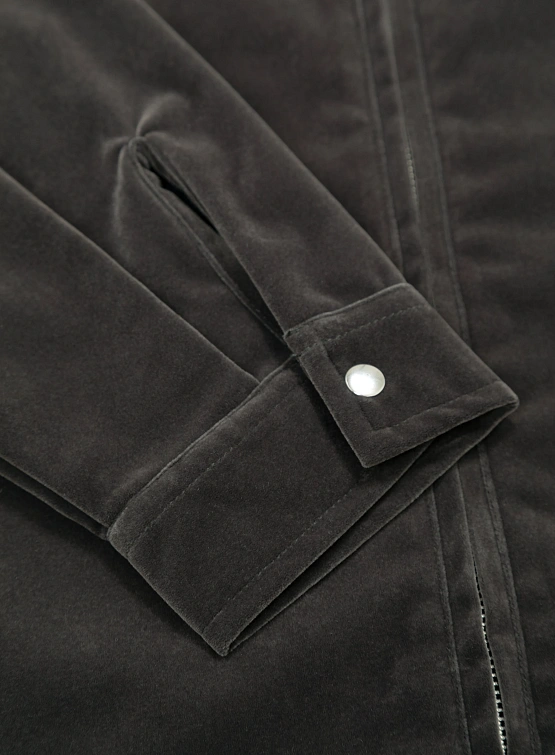 Рубашка Garbstore Grande Zip Shirt Grey