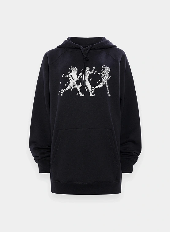 Худи 3.PARADIS Running Kids Hooded Washed Black