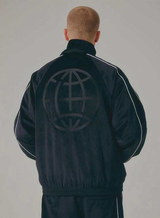 Олимпийка LMC Velour Piping Jacket Black