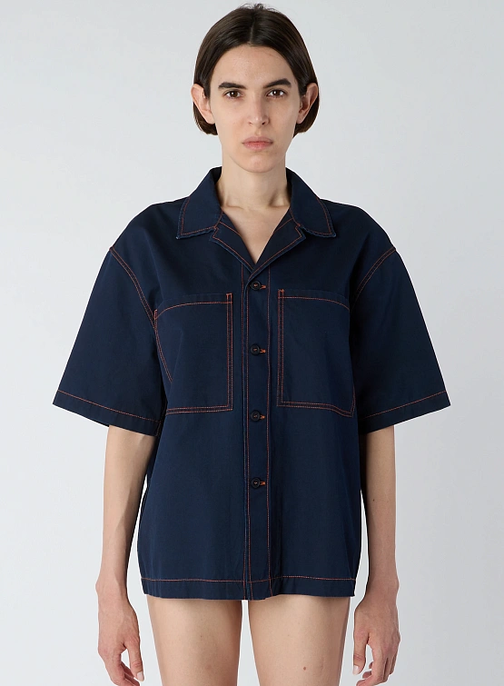 Рубашка Sunnei W Pockets Mid Washed Denim