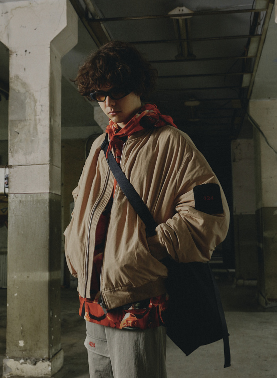 Бомбер 424 Bomber Jacket Brown