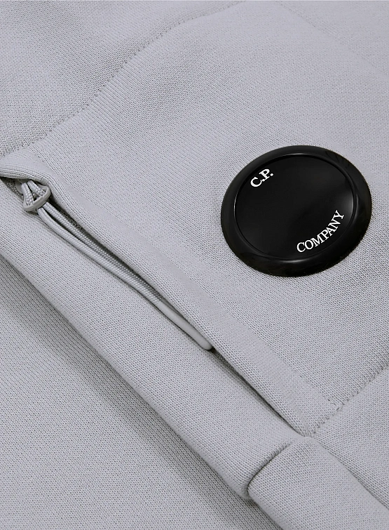 Зип-худи C.P. Company Diagonal Raised Fleece Blue Fox