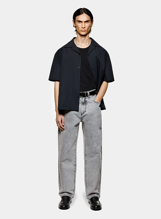 Рубашка MKI MIYUKI ZOKU Seersucker Vacation Black