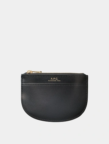 Кошелек A.P.C. Demi-Lune New Coin Purse Noir