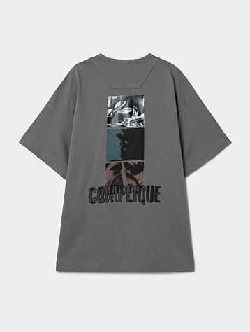 Женская футболка JUUN.J COMPLIQUE Graphic Gray