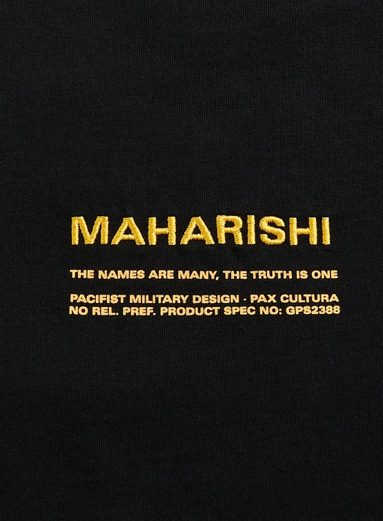Футболка MAHARISHI 1453 Less Dangerous Black