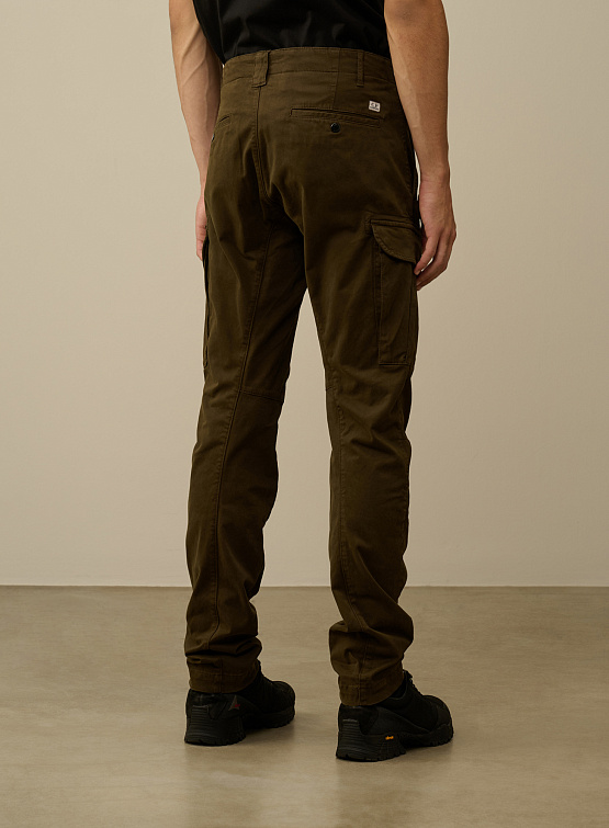 Брюки C.P. Company Stretch Sateen Lens Double Ivy Green