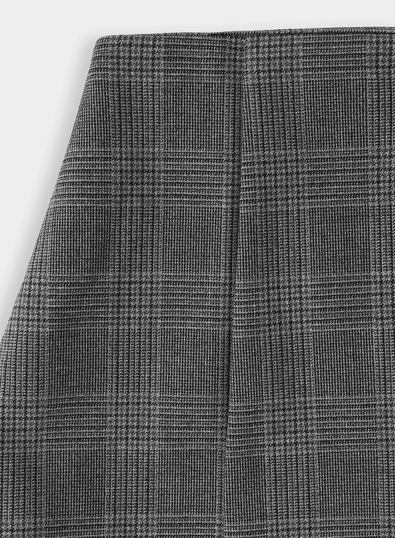 Женская юбка ABRA Long Skirt Squares Grey