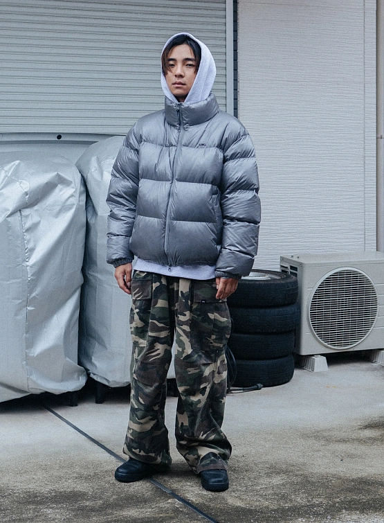 Пуховик LMC OG Glossy Puffer Duck Down Parka Grey