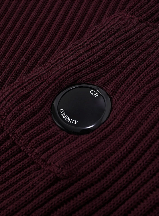 Свитер C.P. Company Re-Wool Funnel Neck Potent Purple