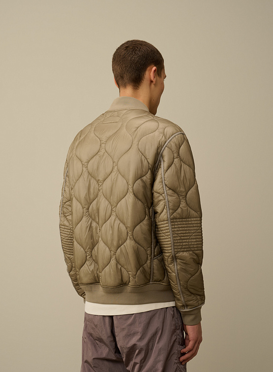 Стеганая куртка C.P. Company Liner Padded Bomber Vintage Khaki