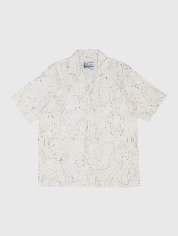 Рубашка Garbstore Kabana Shirt White Floral