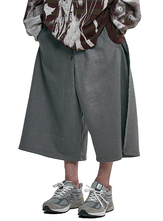 Шорты AJOBYAJO One Tuck Jersey Bermuda Charcoal