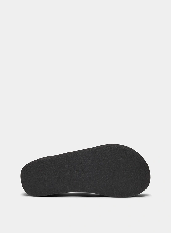 Сандалии Coperni Branded Wedge Sandal Black/Brown