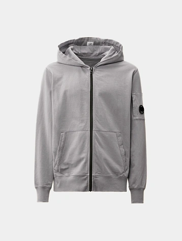 Зип-худи C.P. Company Light Fleece Full Zip Lavender Violet