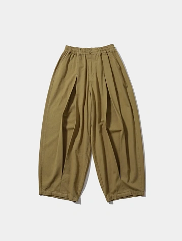 Брюки ANGLAN Long Tuck Wing Balloon Pants Beige