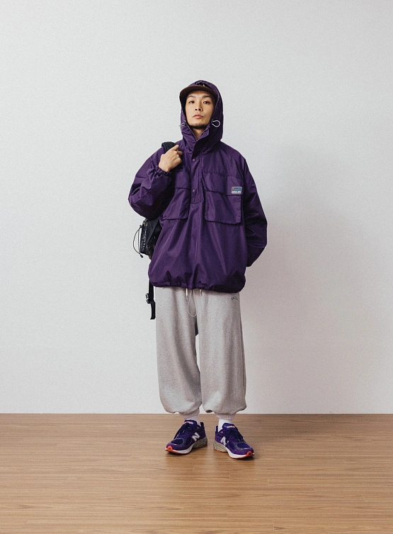 Анорак ANGLAN Double Pocket Mountain Anorak Purple