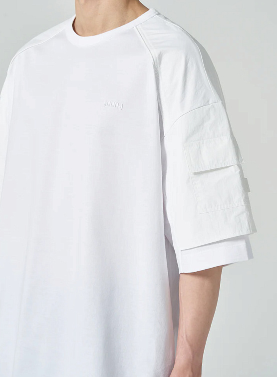 Футболка JUUN.J Layered Detail T-Shirt White