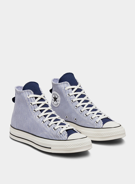 Кеды Converse Chuck 70 Hickory Stripe Washed Indigo