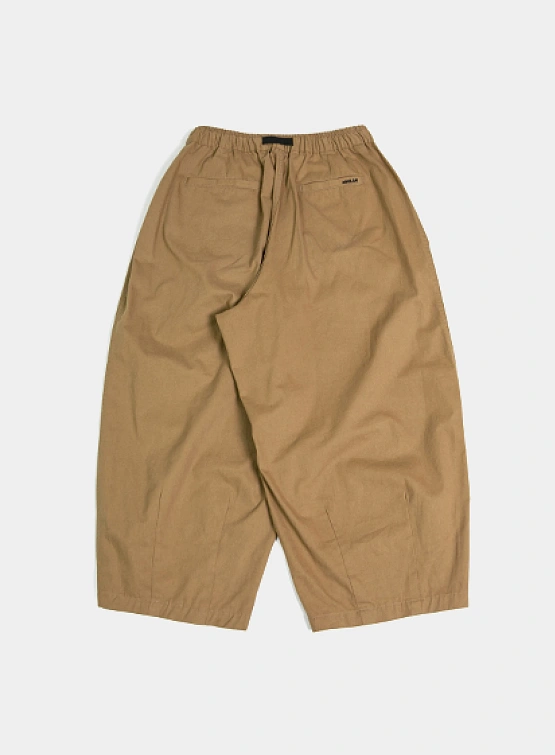 Брюки ANGLAN Twill Cotton Belt Balloon Pants Beige