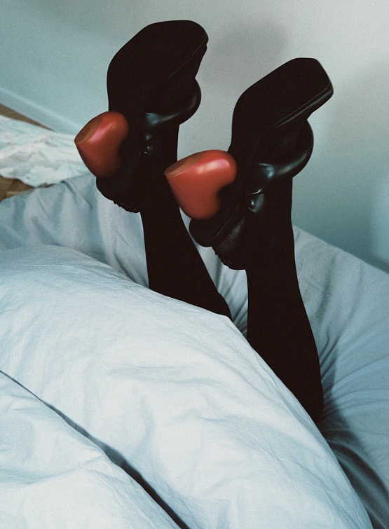 Женские туфли YUME YUME Love Heel Black Red