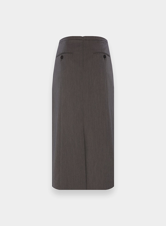 Женская юбка EPINGLER 2-Pleats Skirt Olive Brown