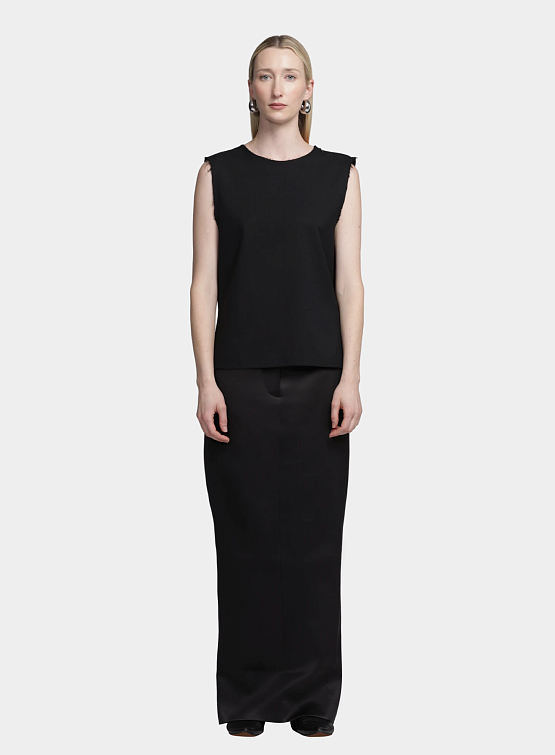 Топ entire studios Tell Tank Black Wool