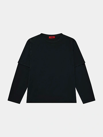 Лонгслив 424 Double T-shirt Black