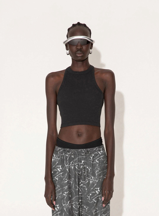 Женский топ Han Kjøbenhavn Cropped Racer Top Black