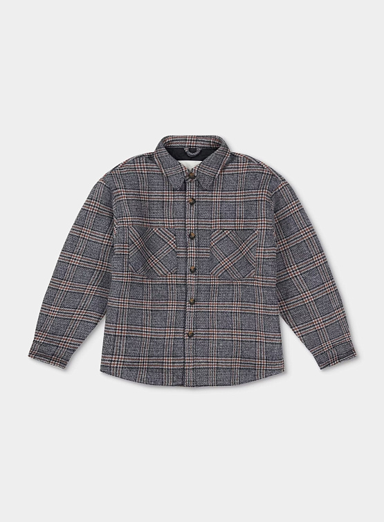 Овершот HAL STUDIOS Plaid Overshirt Peat