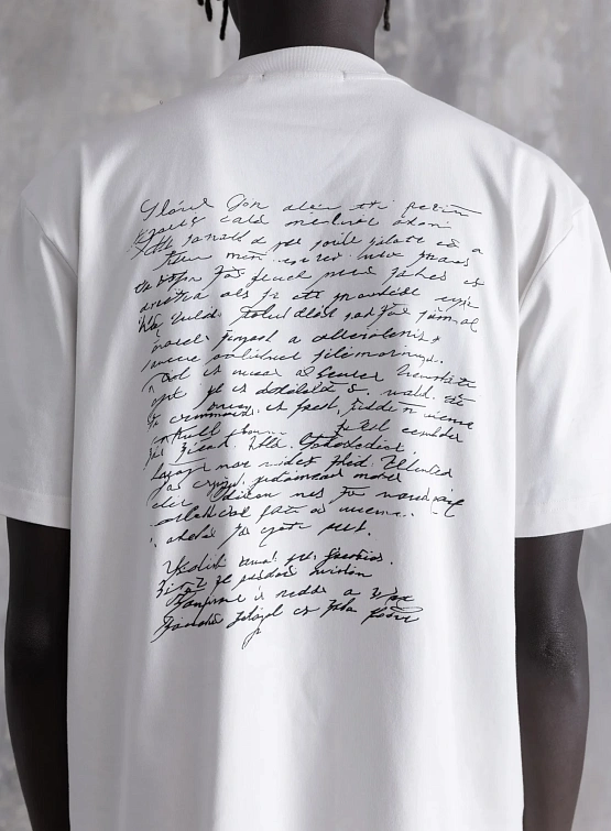 Футболка Stampd Letter Relaxed Dust White