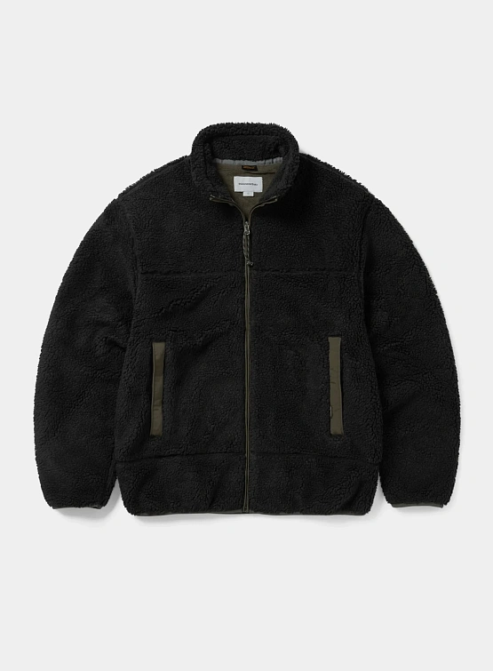 Флисовая Куртка thisisneverthat T Sherpa Fleece Black