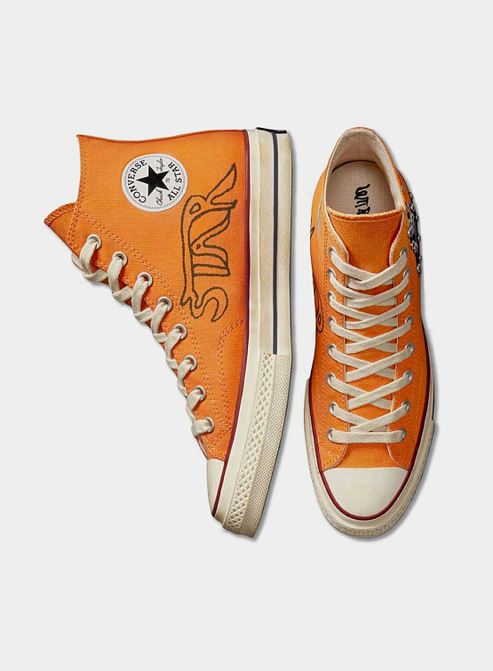 Кеды Converse Chuck 70 Hi Sun Orange/Egret/Black