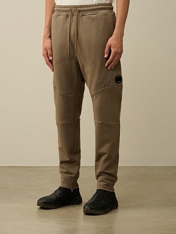 Брюки C.P. Company Diagonal Raised Fleece Lens Walnut