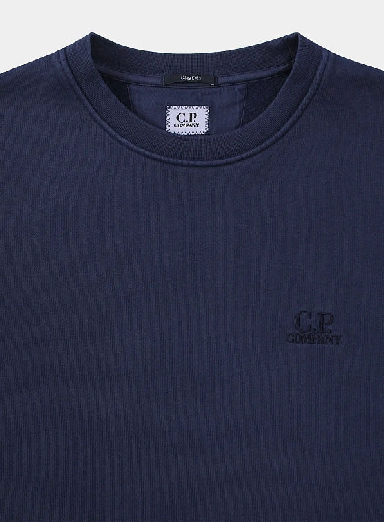 Свитшот C.P. Company Brushed and Emerized Estate Blue