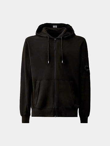 Зип-худи C.P. Company Light Fleece Full Zip Black