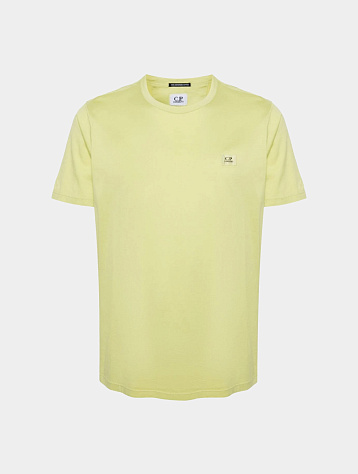 Футболка C.P. Company Logo Patch Cotton White Pear