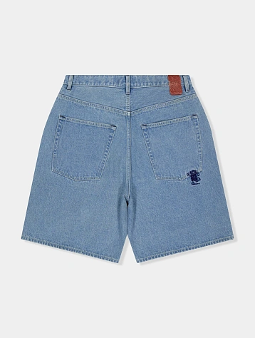 Шорты YESEYESEE Basal 5 Pockets Bleached Indigo