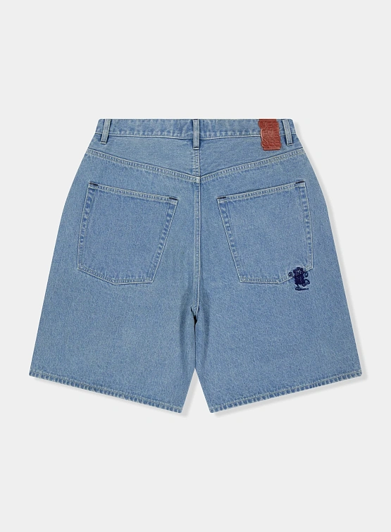 Шорты YESEYESEE Basal 5 Pockets Bleached Indigo