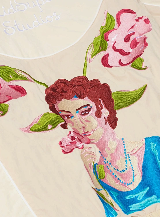 Олимпийка KidSuper Brooklyn Botanics Tracksuit Top Cream