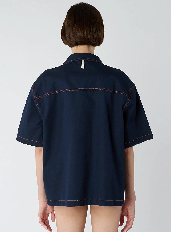 Рубашка Sunnei W Pockets Mid Washed Denim