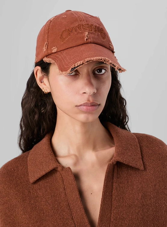 Кепка CAMPERLAB Faded Terracotta Distorted Washed