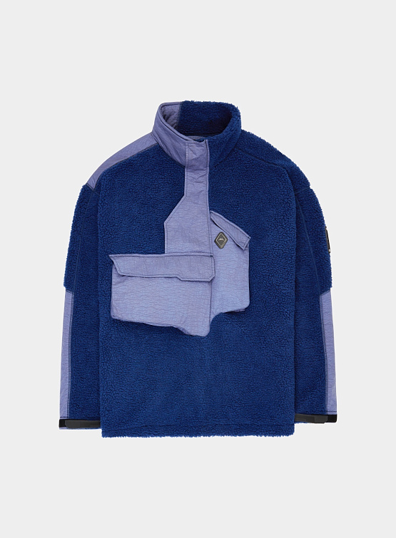 Флисовый анорак A-COLD-WALL* Bonded Axis Fleece Rich Blue
